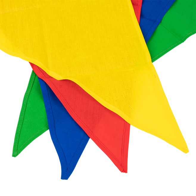SET OF 4 COLOURFUL TRIANGULAR JUGGLING SCARVES