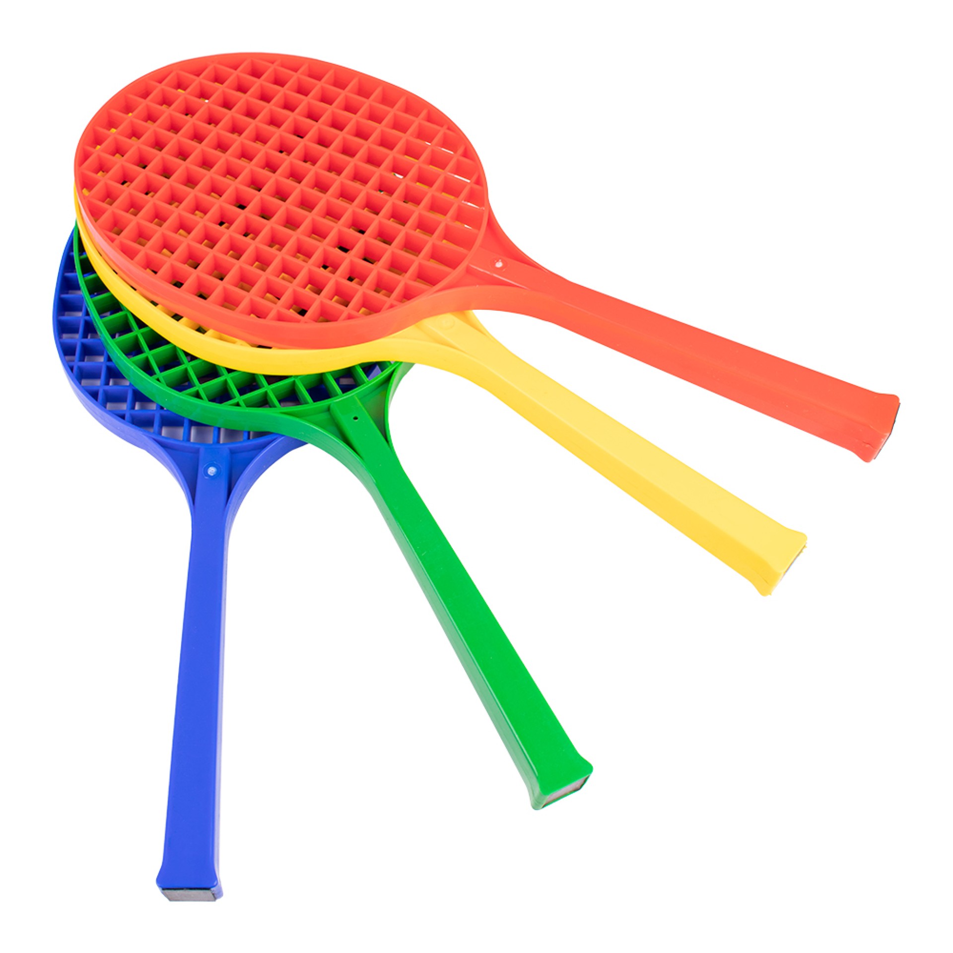 JUEGO DE 4 RAQUETAS DE TENIS DE PLÁSTICO