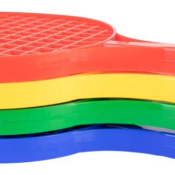 JUEGO DE 4 RAQUETAS DE TENIS DE PLSTICO