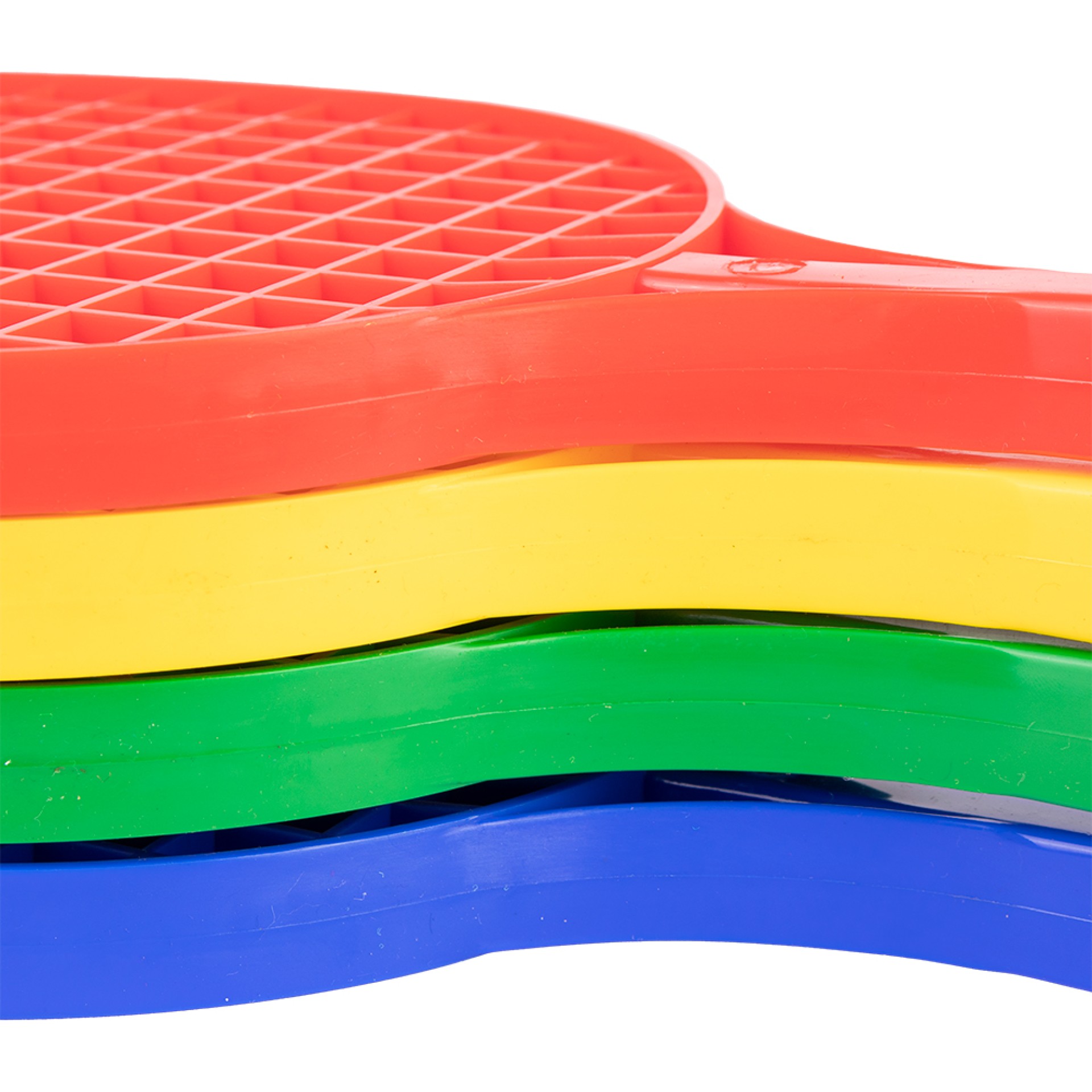 JUEGO DE 4 RAQUETAS DE TENIS DE PLÁSTICO