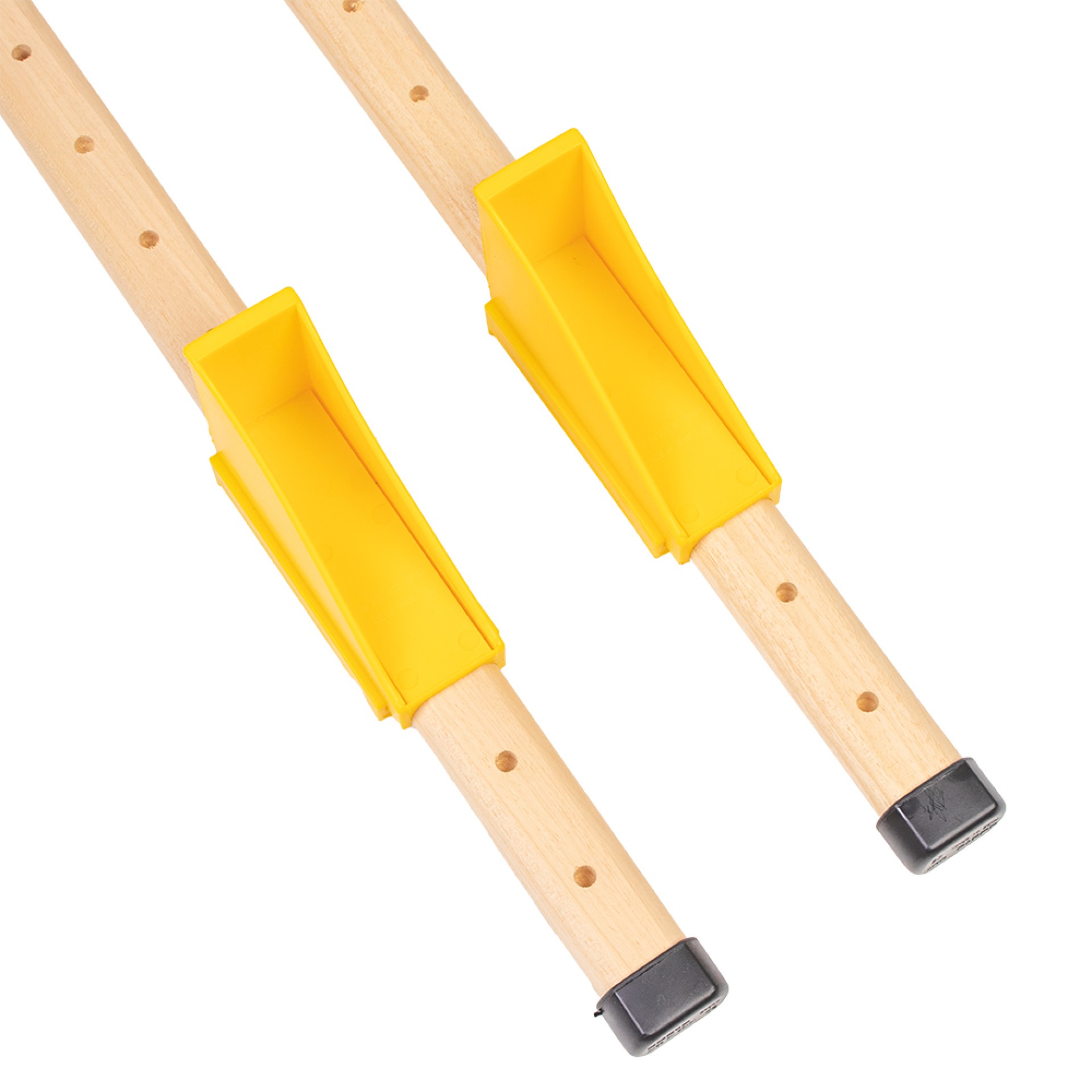 ZANCOS ALTOS DE MADERA REGULABLES (PAR)