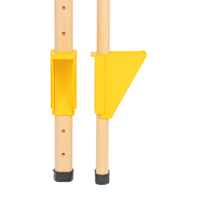 ZANCOS ALTOS DE MADERA REGULABLES (PAR)