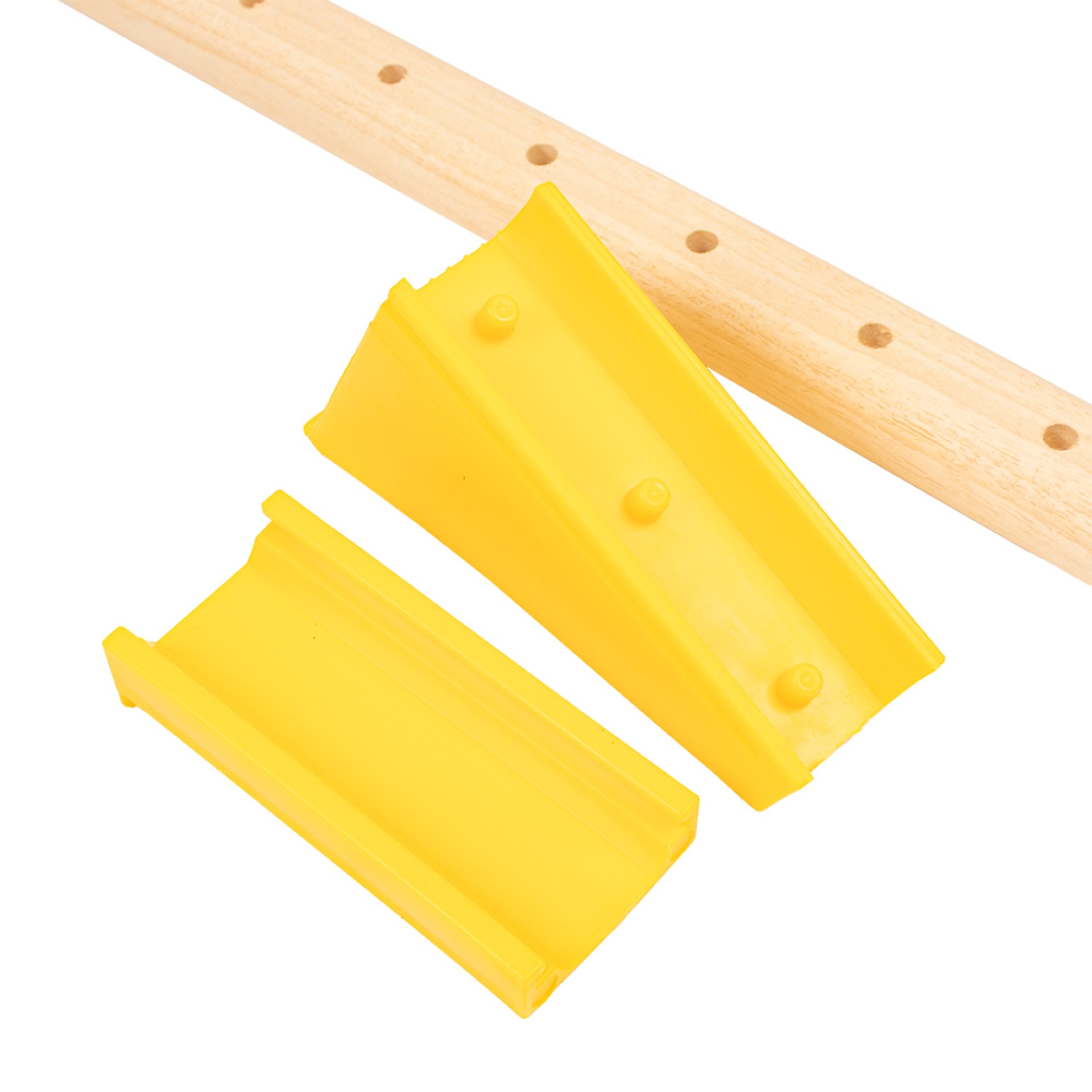 ZANCOS ALTOS DE MADERA REGULABLES (PAR)