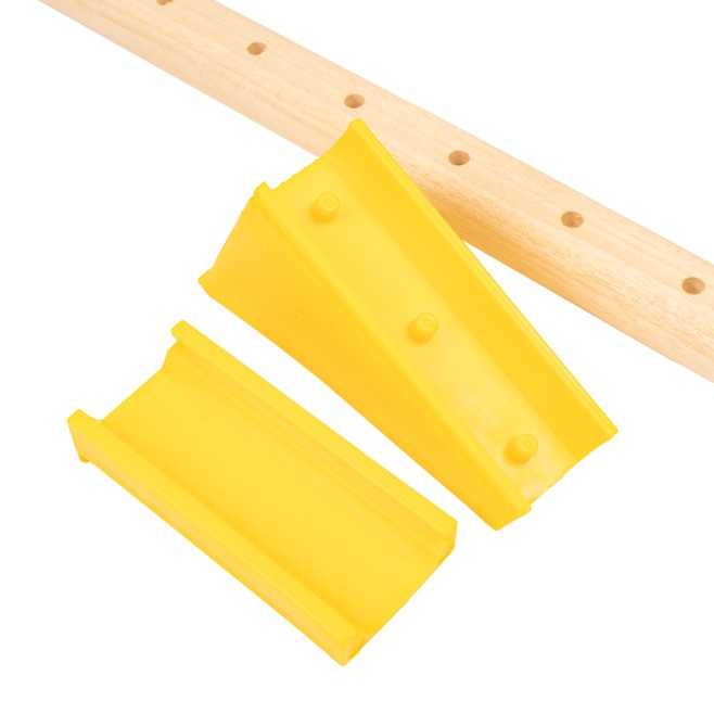 ZANCOS ALTOS DE MADERA REGULABLES (PAR)