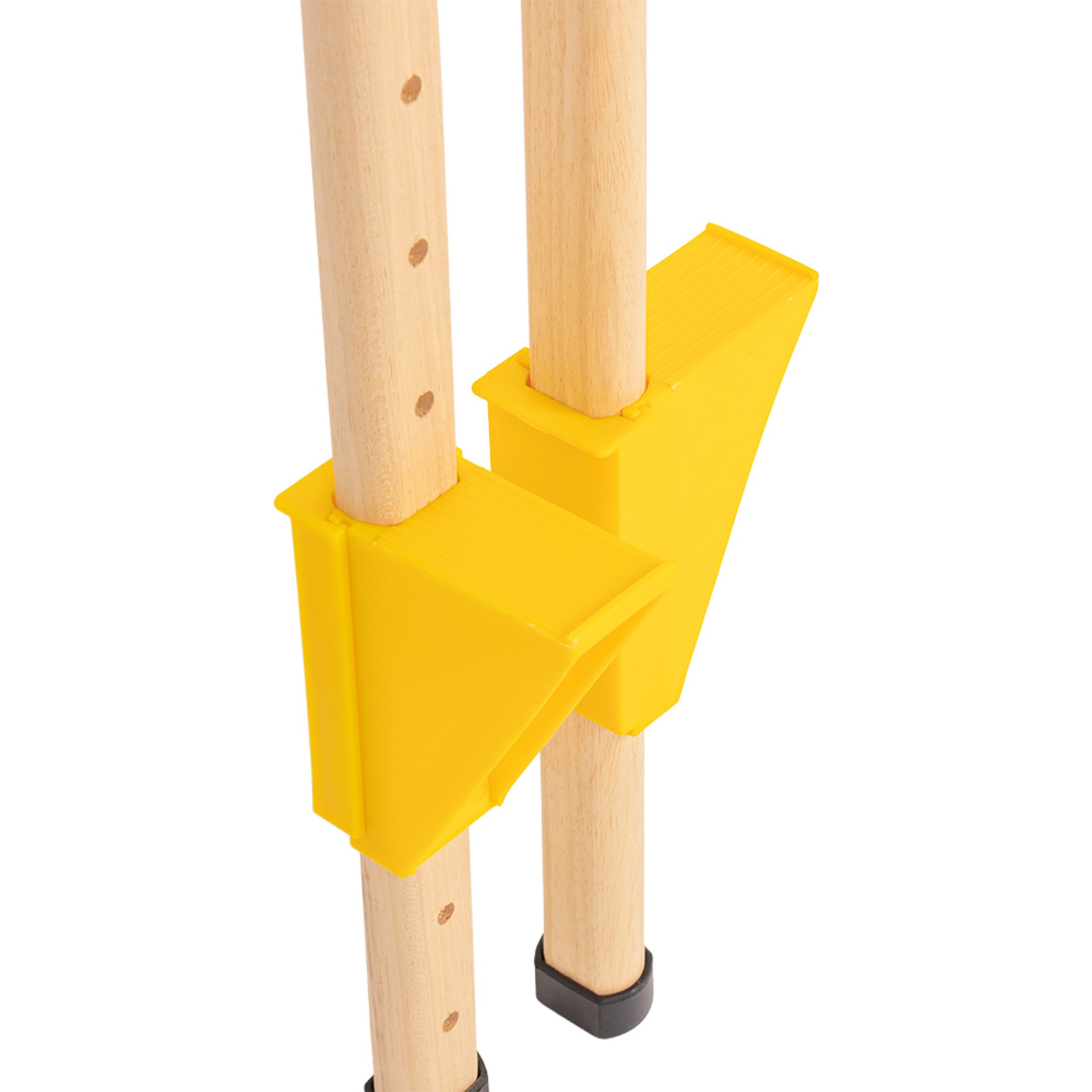 ZANCOS ALTOS DE MADERA REGULABLES (PAR)