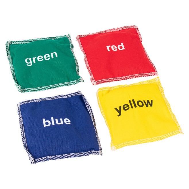 CONJUNTO DE 4 SACOS COM CORES EM INGLS