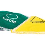 CONJUNTO DE 4 SACOS COM FORMAS GEOMTRICAS EM INGLS