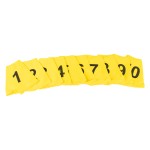 CONJUNTO DE 10 CAPAS NUMERADAS PARA CONES (0-10)