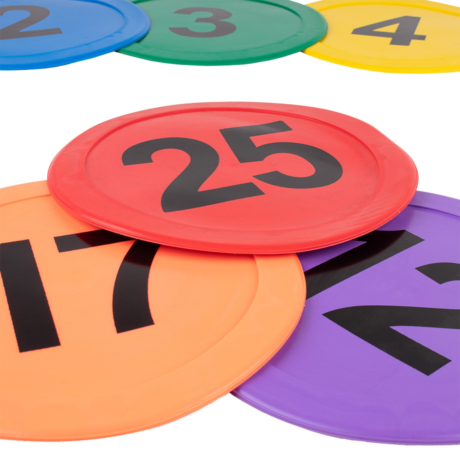 JUEGO DE BASE DE GOMA NUMERADAS (1-25)