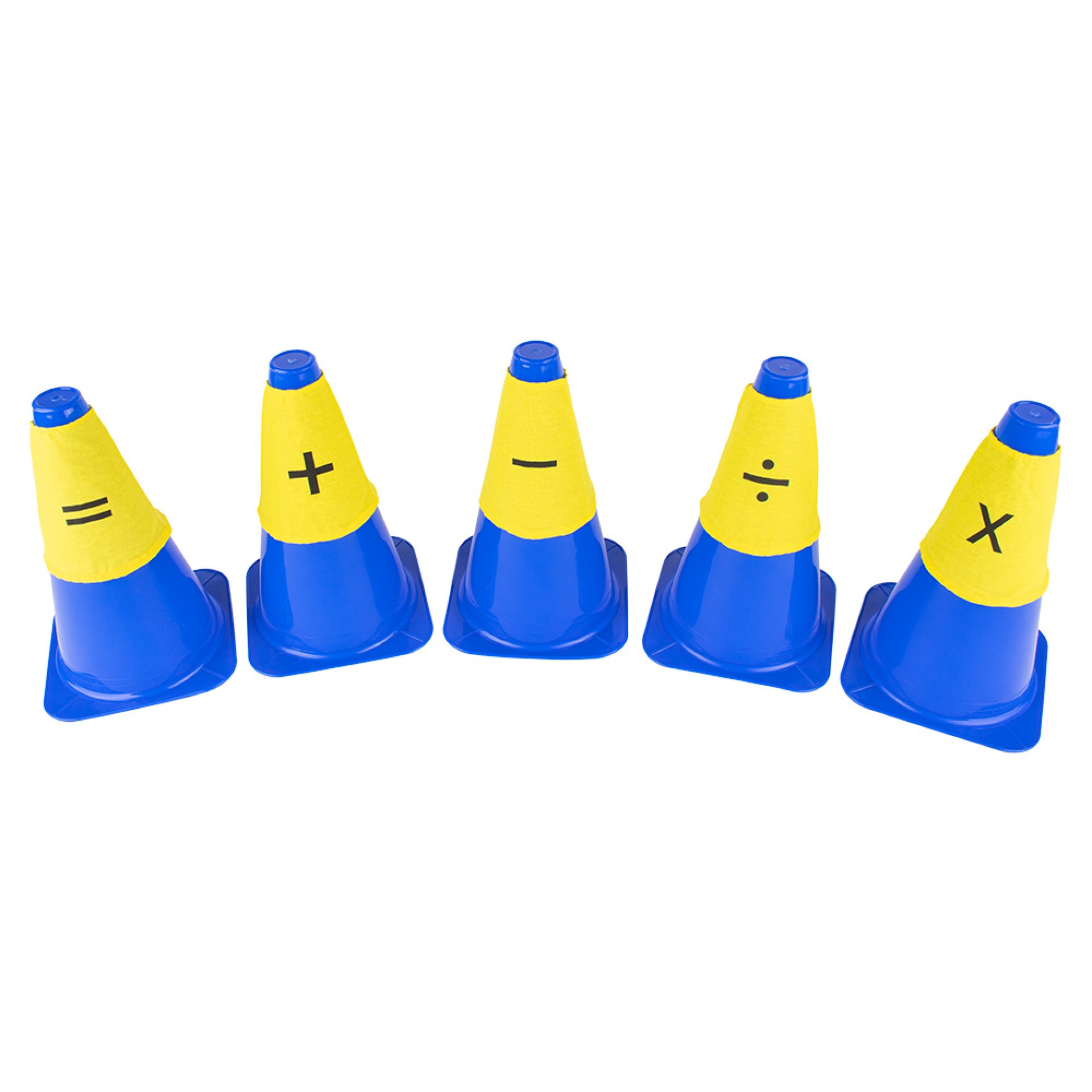 SET DE 5 FUNDAS CON SIMBOLOS MATEMÁTICOS PARA CONOS