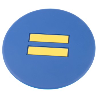 SET OF 5 RUBBER COASTERS WITH MATHEMATICAL SYMBOLS