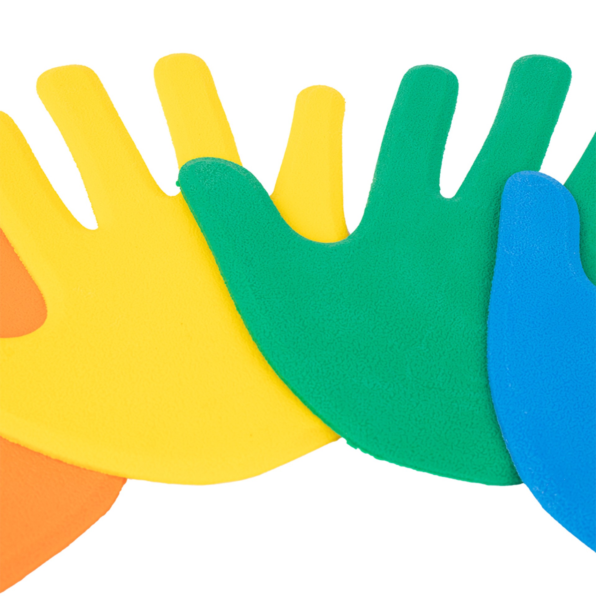 SET DE 6 PARES DE MANOS DE GOMA