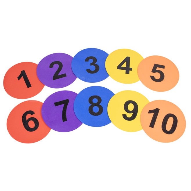 CONJUNTO DE 10 MARCADORES NUMERADOS (1-10)