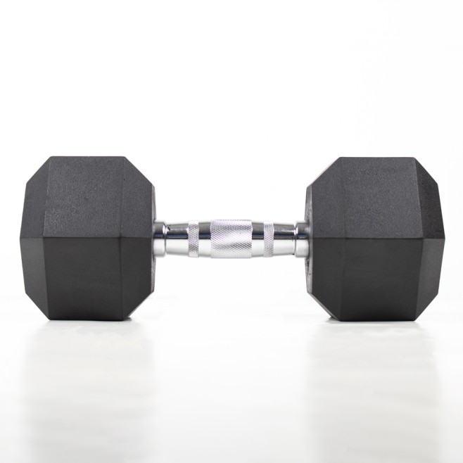 RUBBER HEXAGONAL DUMBBELL (UNIT)