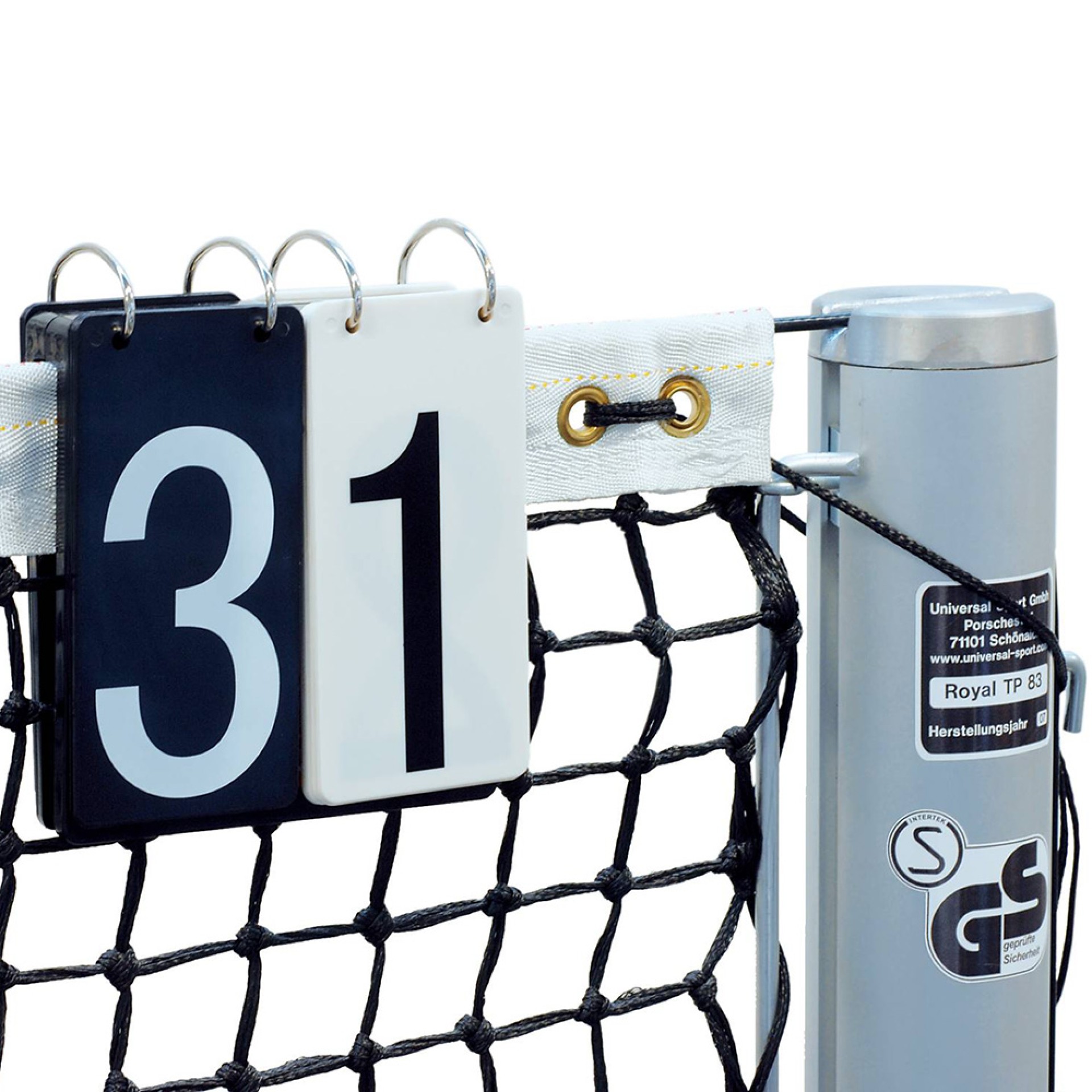 MARCADOR DE PUNTOS SOBRE LA RED DE TENIS