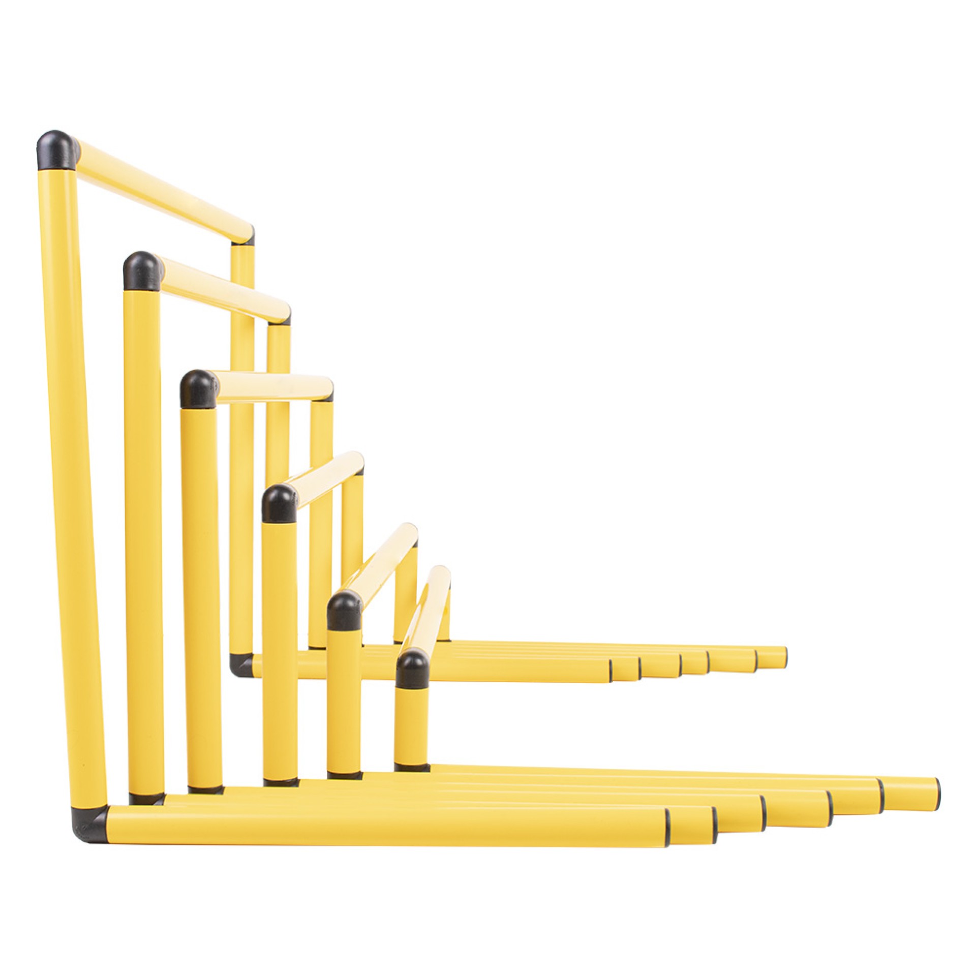 SET DE 6 BARRERAS DE PVC DE 10, 20, 30, 40, 50 y 60cm