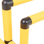 CONJUNTO DE 6 BARREIRAS EM PVC 10, 20, 30, 40, 50 e 60cm