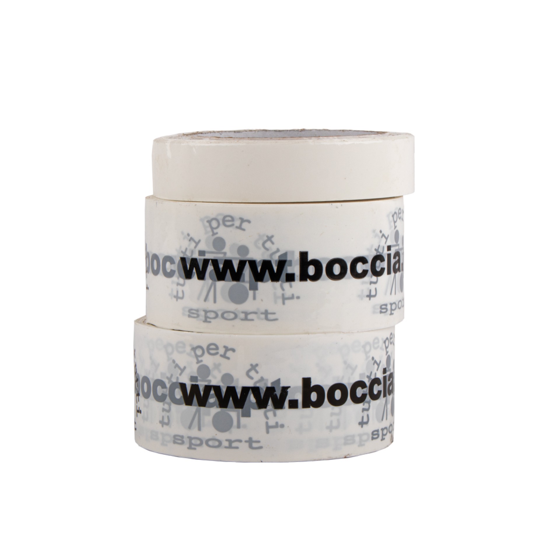 KIT 3 ROLLOS CINTA MARCADOR 2 PISTAS BOCCIA