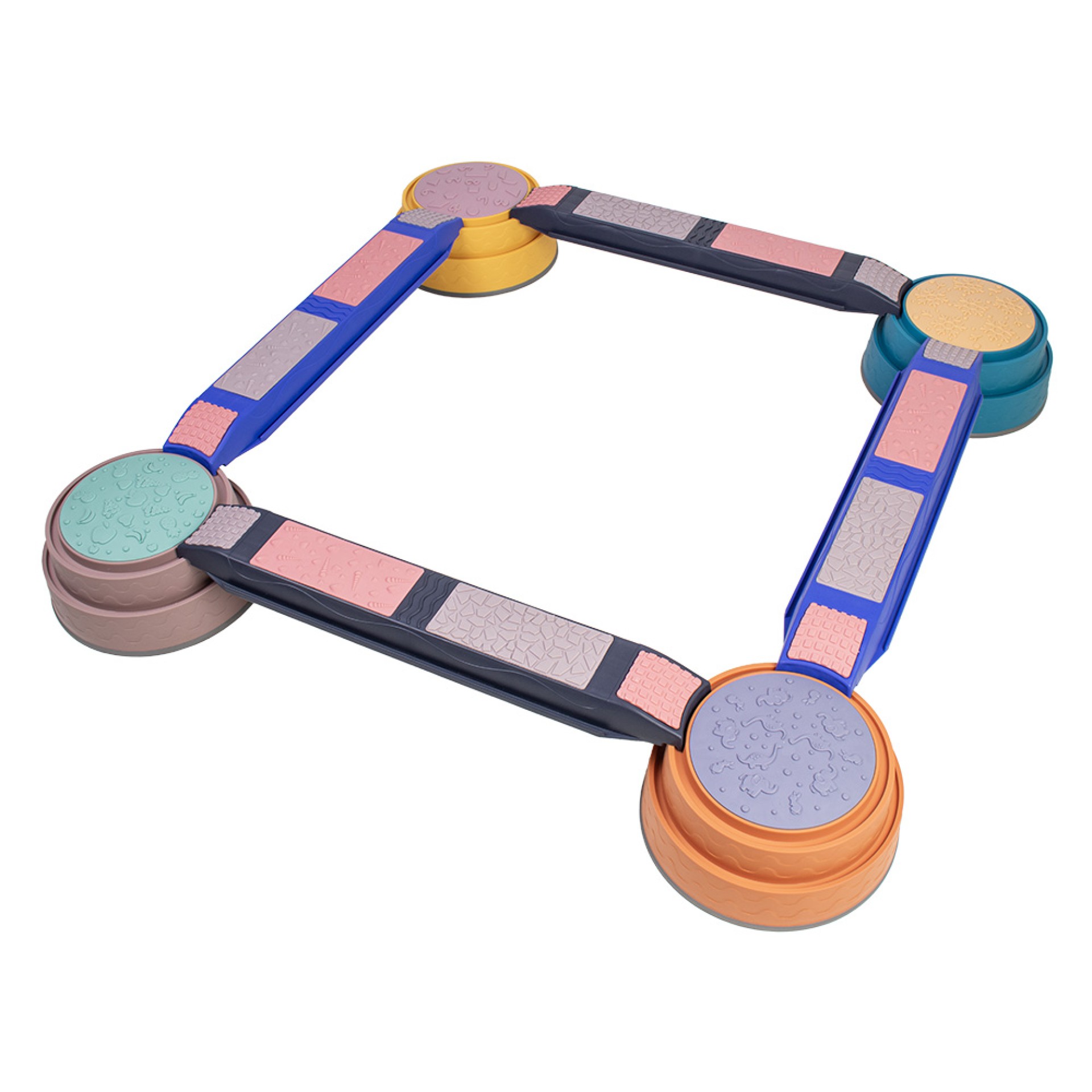 BARRA DE EQUILIBRIO CON CUATRO TORRES