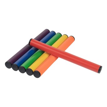 TOPGIM PVC GYM STICK 25cm - JUEGO 6 PIEZAS TOPGIM PVC GYM STICK 25cm - JUEGO 6 PIEZAS