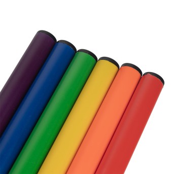 TOPGIM PVC GYM STICK 25cm - JUEGO 6 PIEZAS TOPGIM PVC GYM STICK 25cm - JUEGO 6 PIEZAS