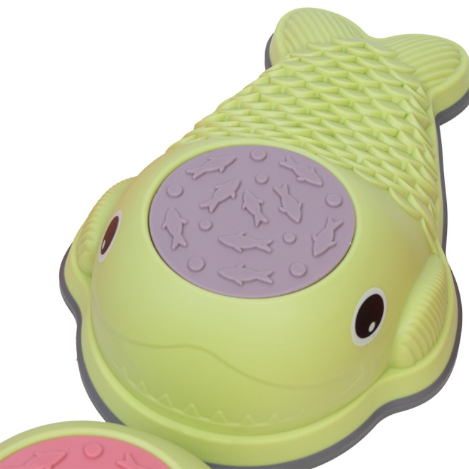 CONJUNTO DE DISCOS TÁCTEIS EM FORMA DE PEIXE