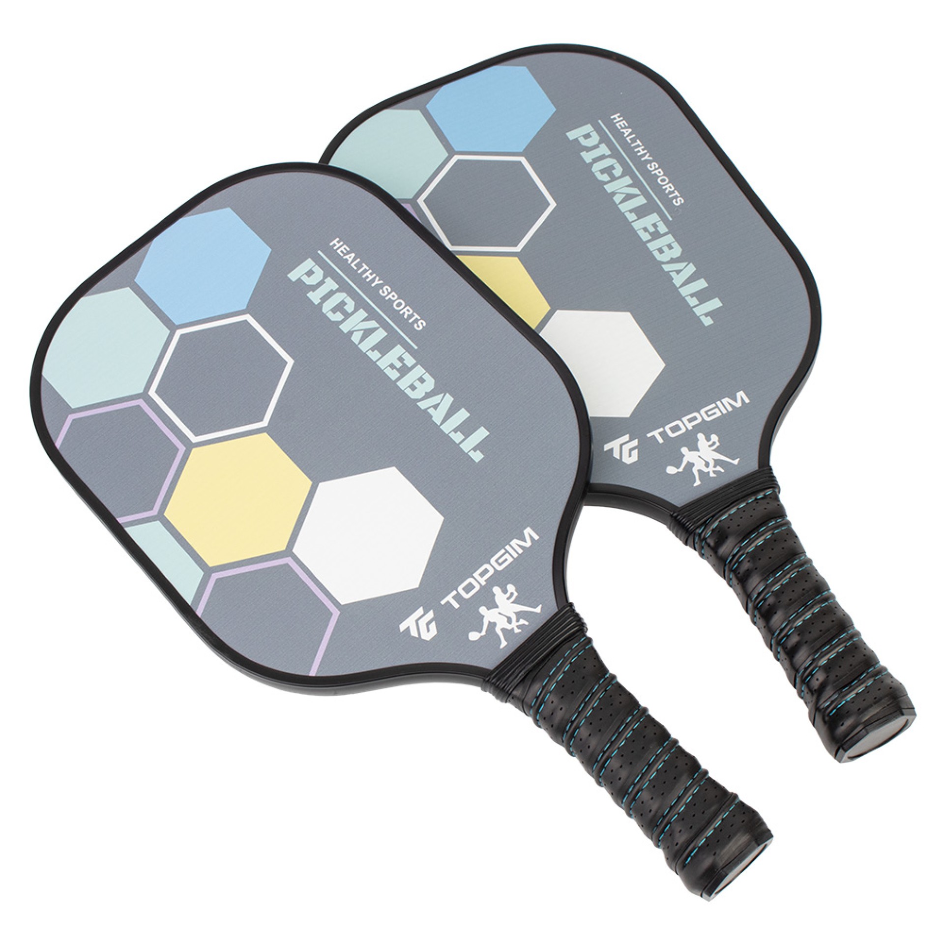 PAR RAQUETES PICKLEBALL TOPGIM CARBON