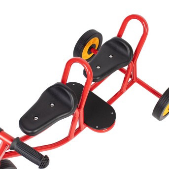 TRICICLO ESCOLAR DOBLE 135x55x65cm