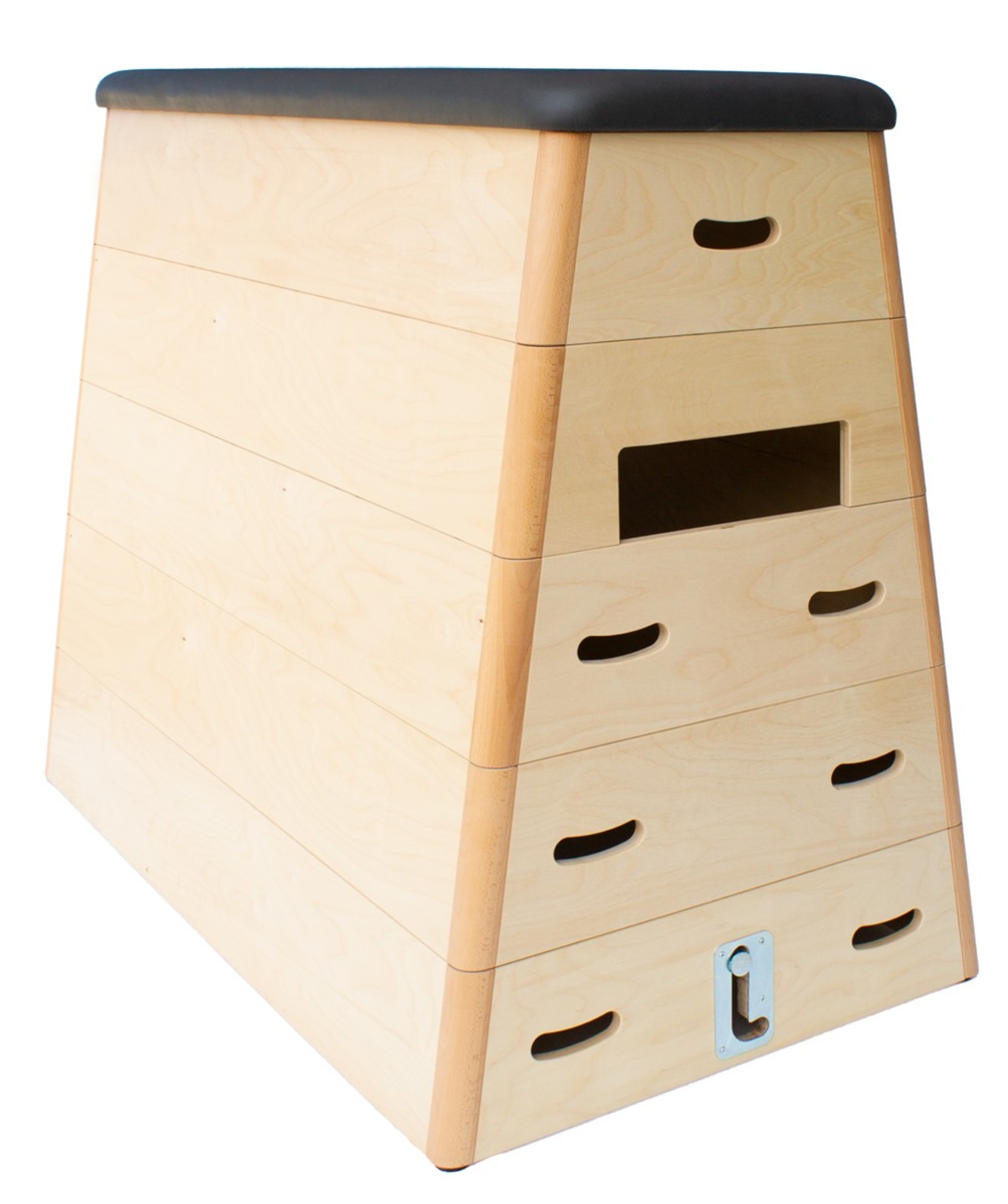 PLINTON PIRAMIDAL DE MADERA