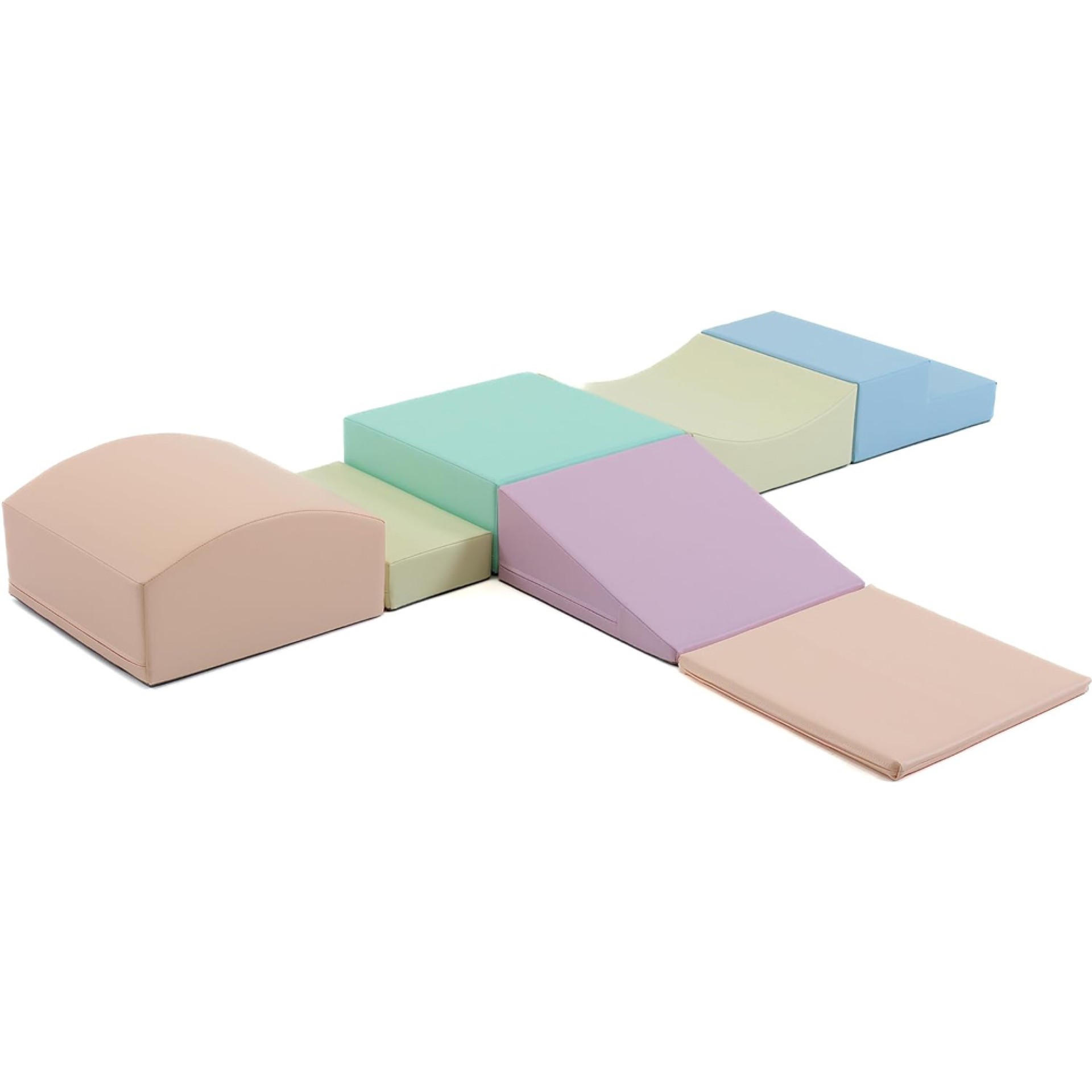 SET OF 7 LITTLE CRAWLER FOAM MODULES