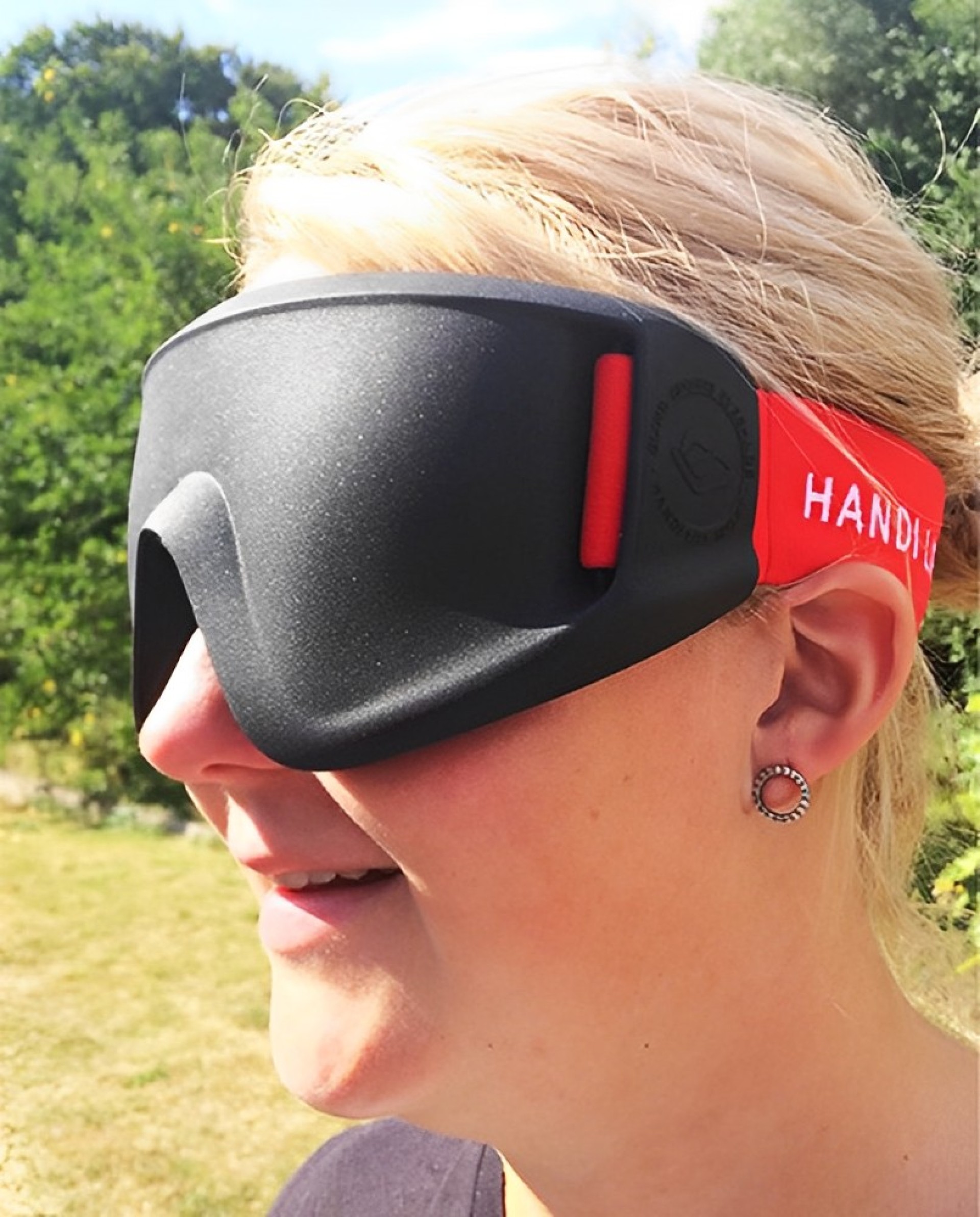 MÁSCARA DEPORTIVA PARA CIEGOS Y DEFICIENTES VISUALES