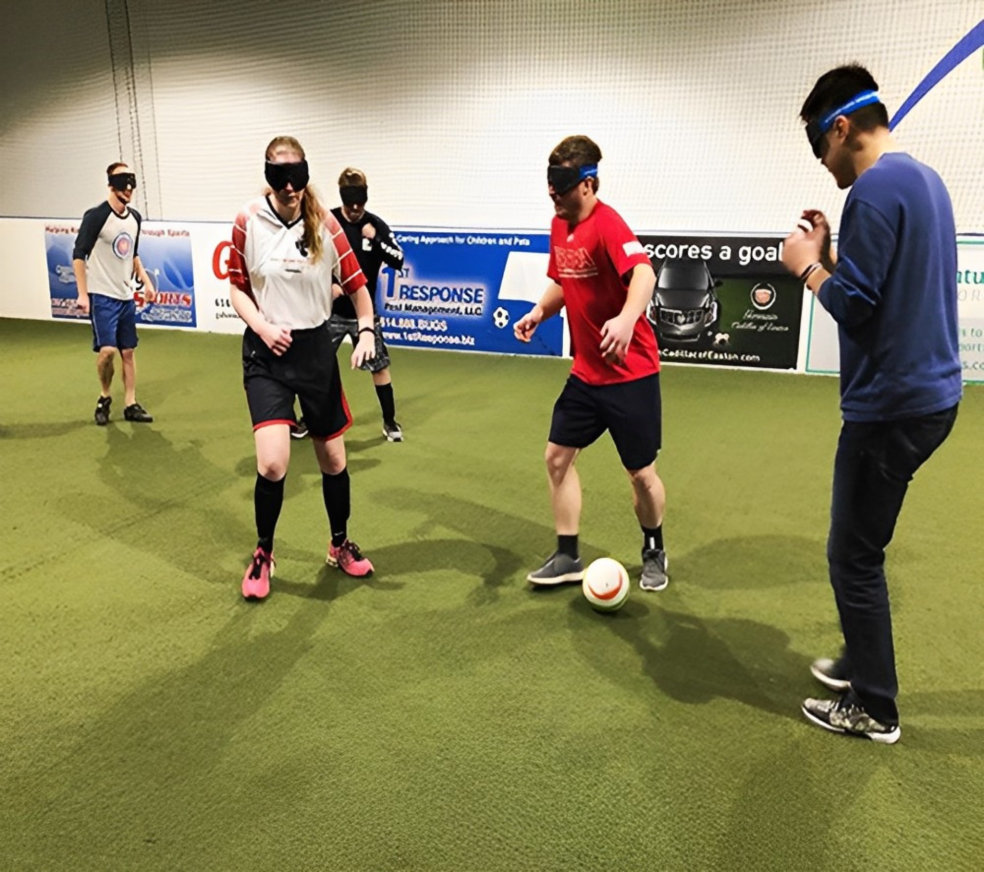 MÁSCARA DEPORTIVA PARA CIEGOS Y DEFICIENTES VISUALES