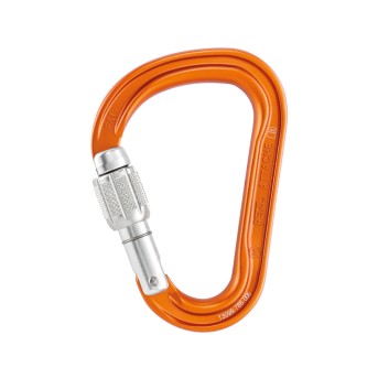MOSQUETO PETZL ATTACHE SREW LOCK FECHO MANUAL