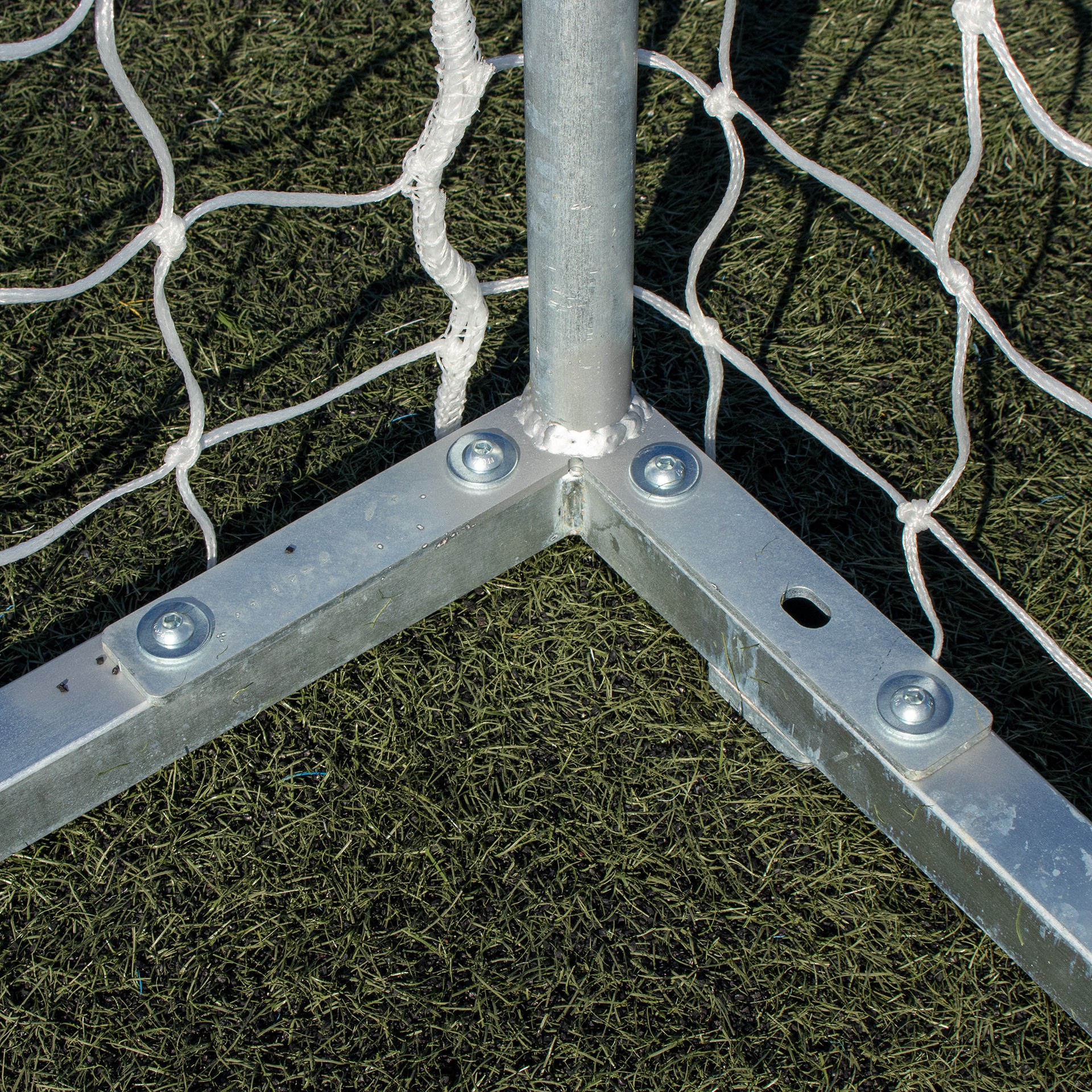 PORTERÍA BALONMANO/FÚTBOL SALA ALUMINIO REDONDO