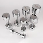 CHROMED DUMBBELL (UNIT)