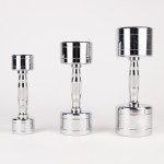 CHROMED DUMBBELL (UNIT)