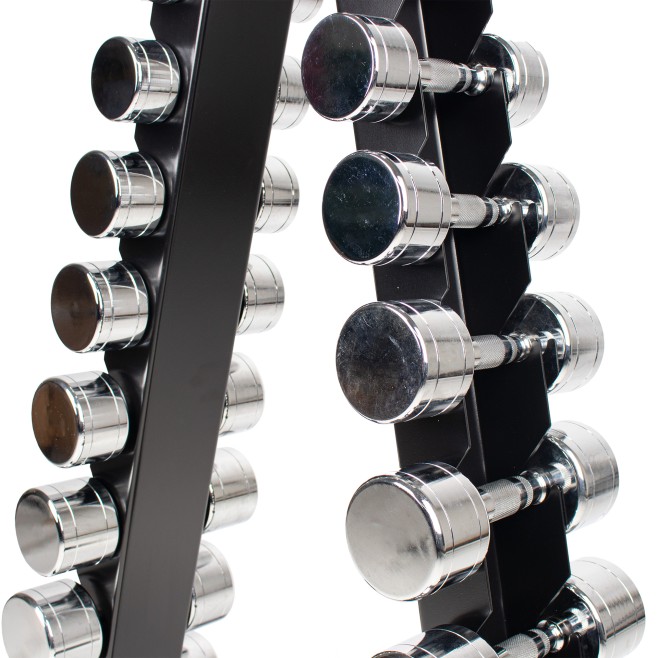 SUPORTE PIRAMIDAL PARA HALTERES