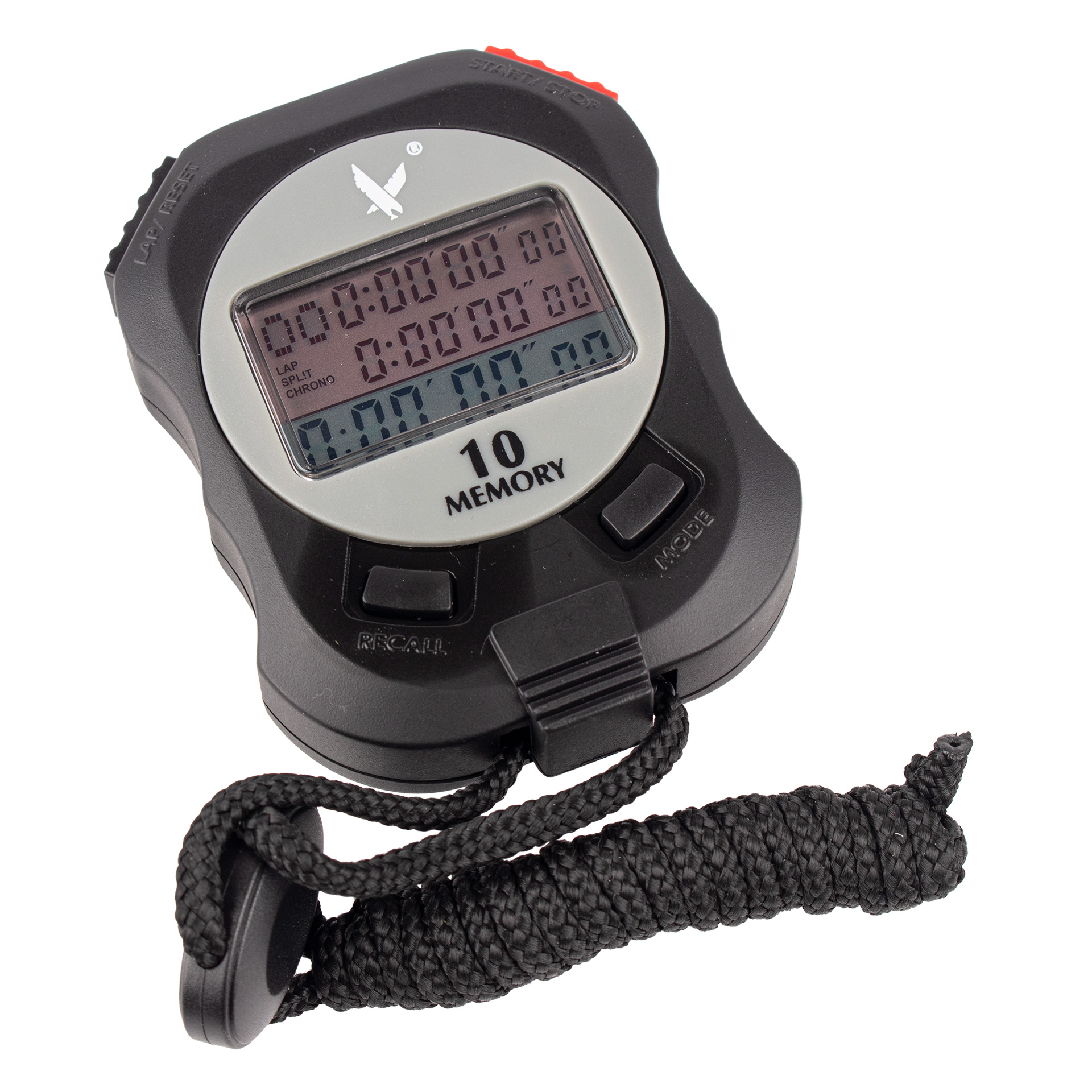 CRONÓMETRO ELECTRÓNICO PROFESIONAL 10 MEMORIAS