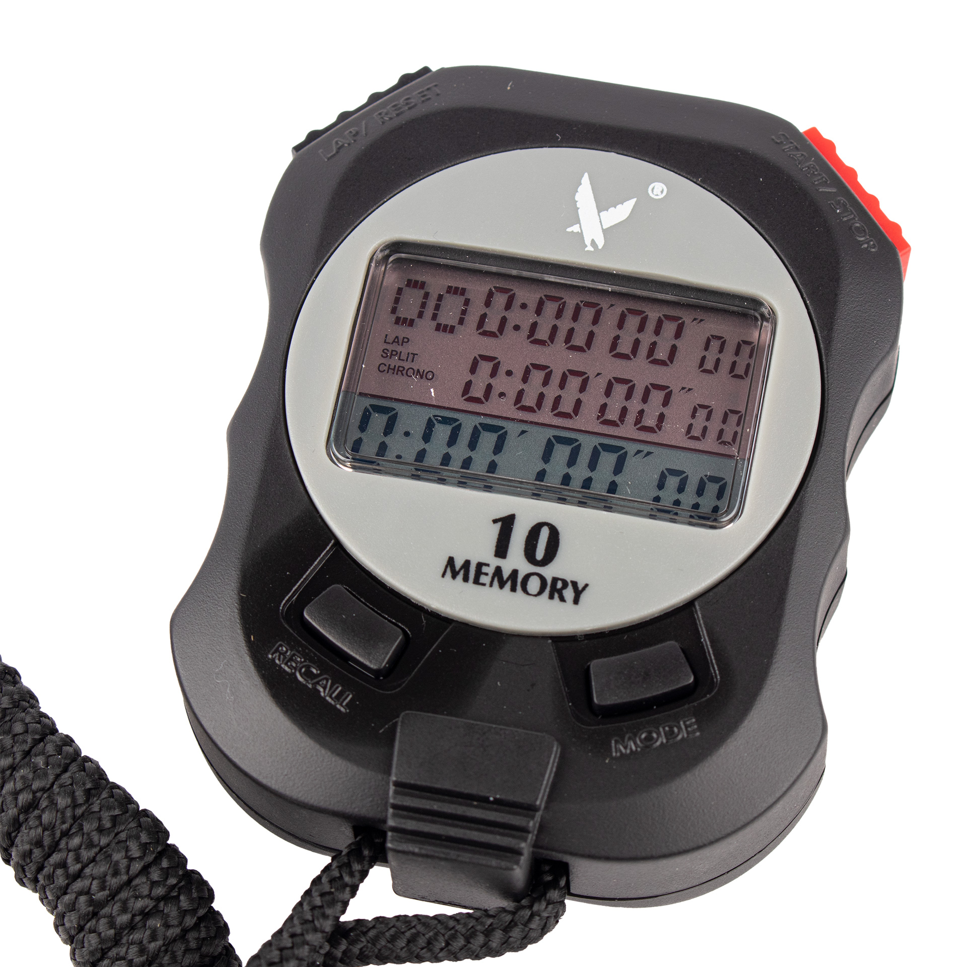 CRONÓMETRO ELECTRÓNICO PROFESIONAL 10 MEMORIAS