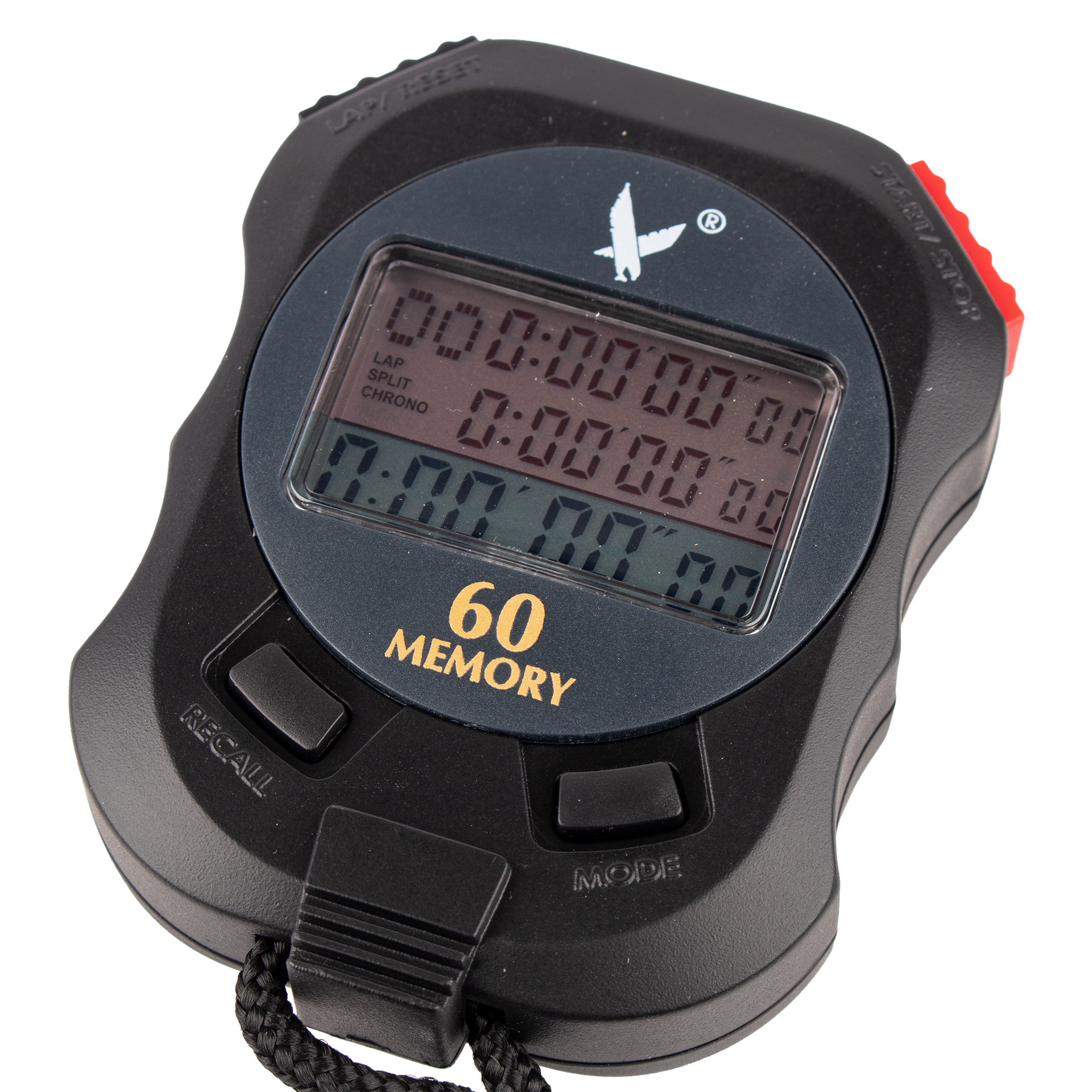 CRONÓMETRO ELECTRÓNICO PROFESIONAL 60 MEMORIAS