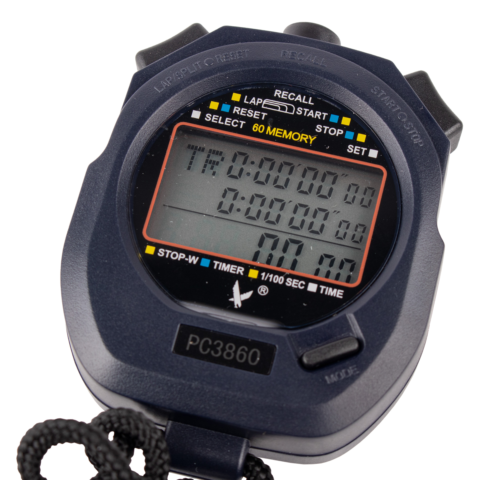 CRONÓMETRO ELECTRÓNICO CLUB 60 MEMORIAS