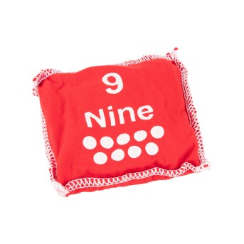 SET OF 10 BAGS WITH ENGLISH NUMBERING