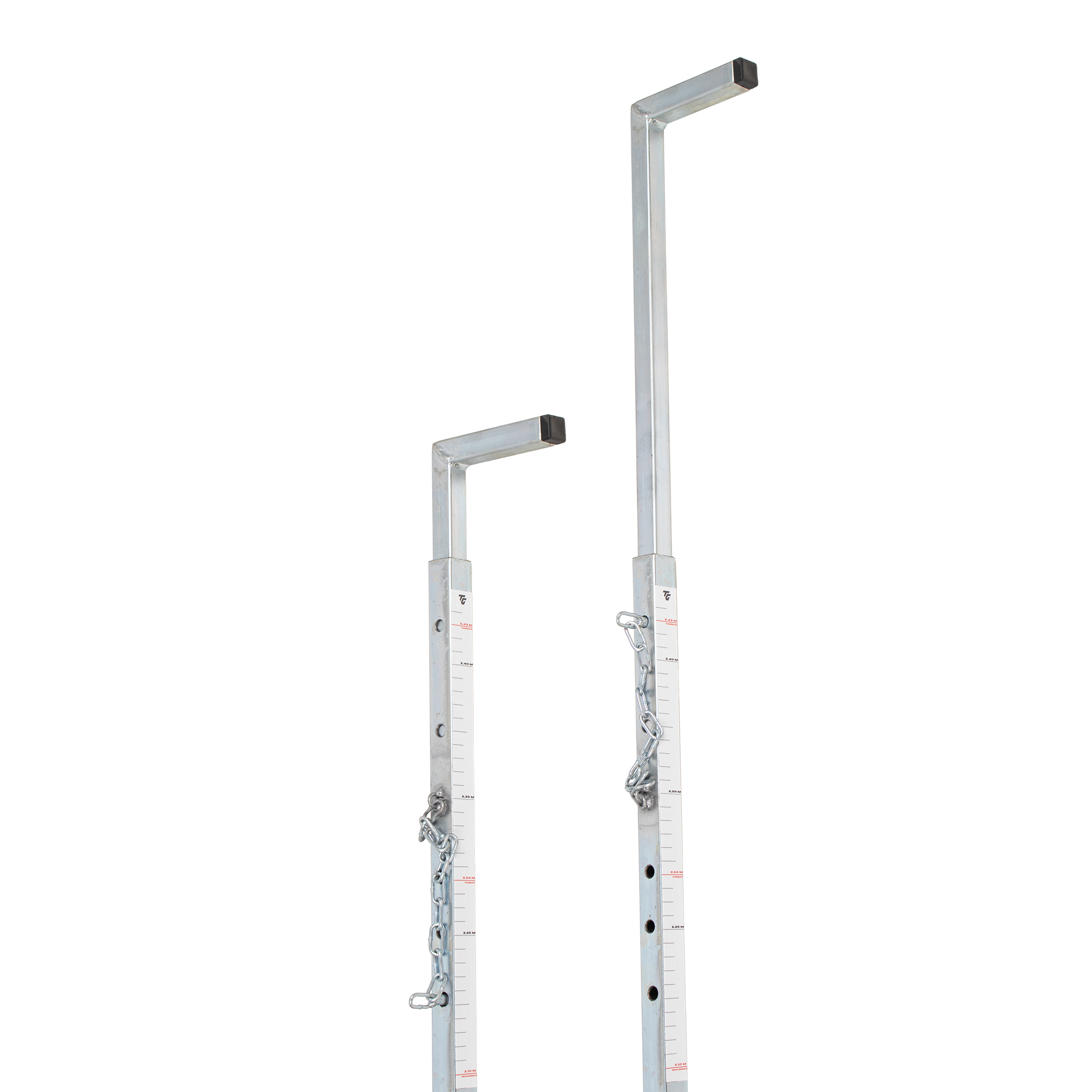 REGLA PARA COMPROBAR LA ALTURA DE LA RED DE VOLEIBOL