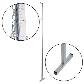 REGLA PARA COMPROBAR LA ALTURA DE LA RED DE VOLEIBOL