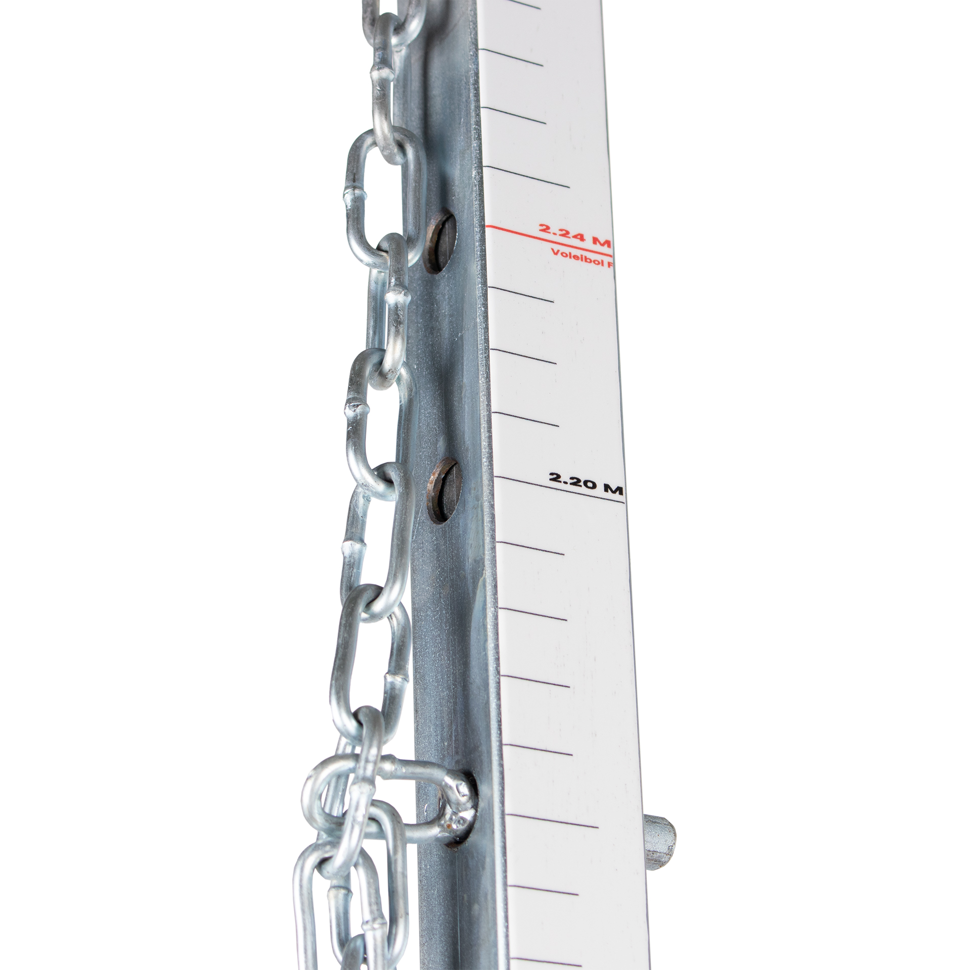 REGLA PARA COMPROBAR LA ALTURA DE LA RED DE VOLEIBOL