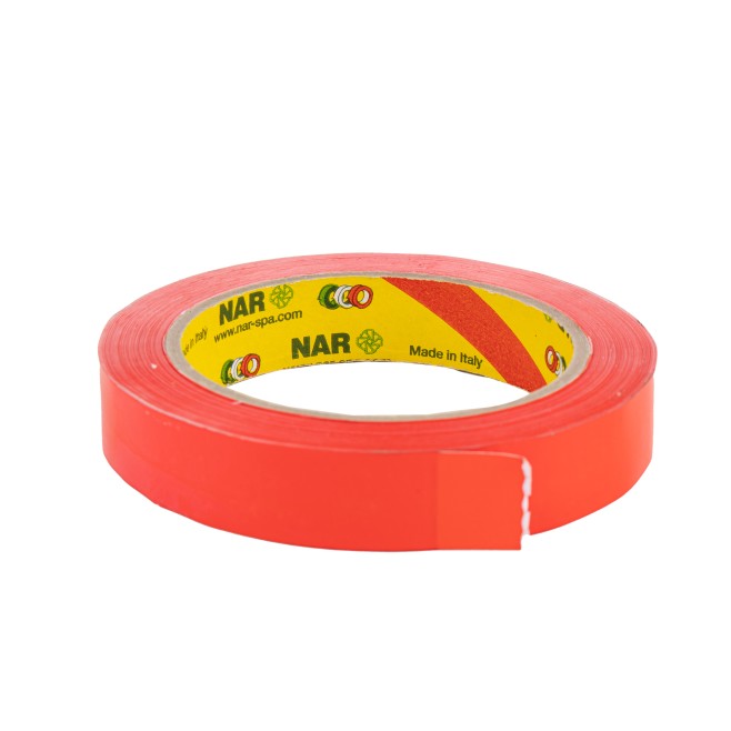 ROLLO CINTA MARCADOR PISTA BOCCIA 66mx19mm - ROJO