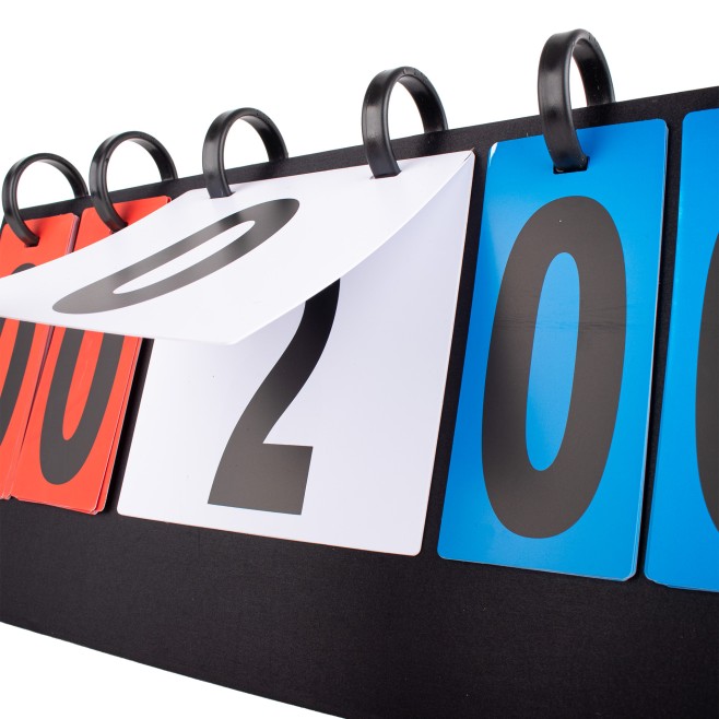 MARCADOR DE PUNTOS MANUAL PARA BOCCIA 0-99