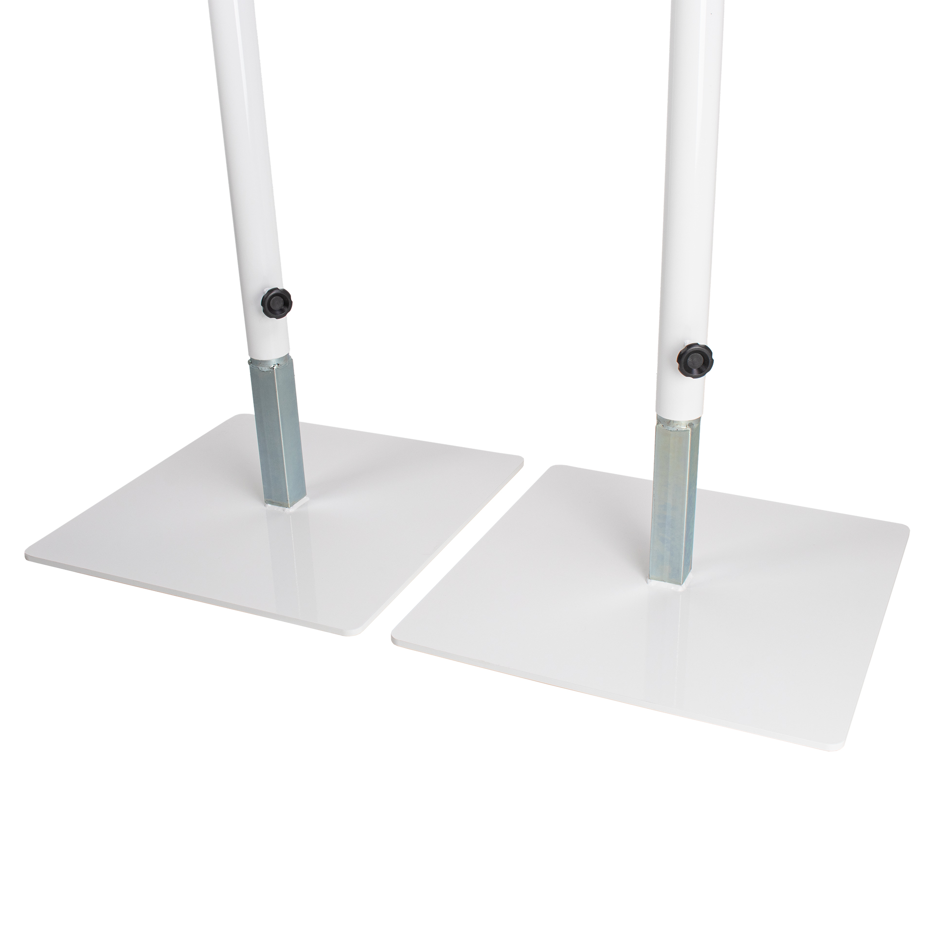 PAR DE POSTES DE KORFEBALL PARA CESTA DE PVC