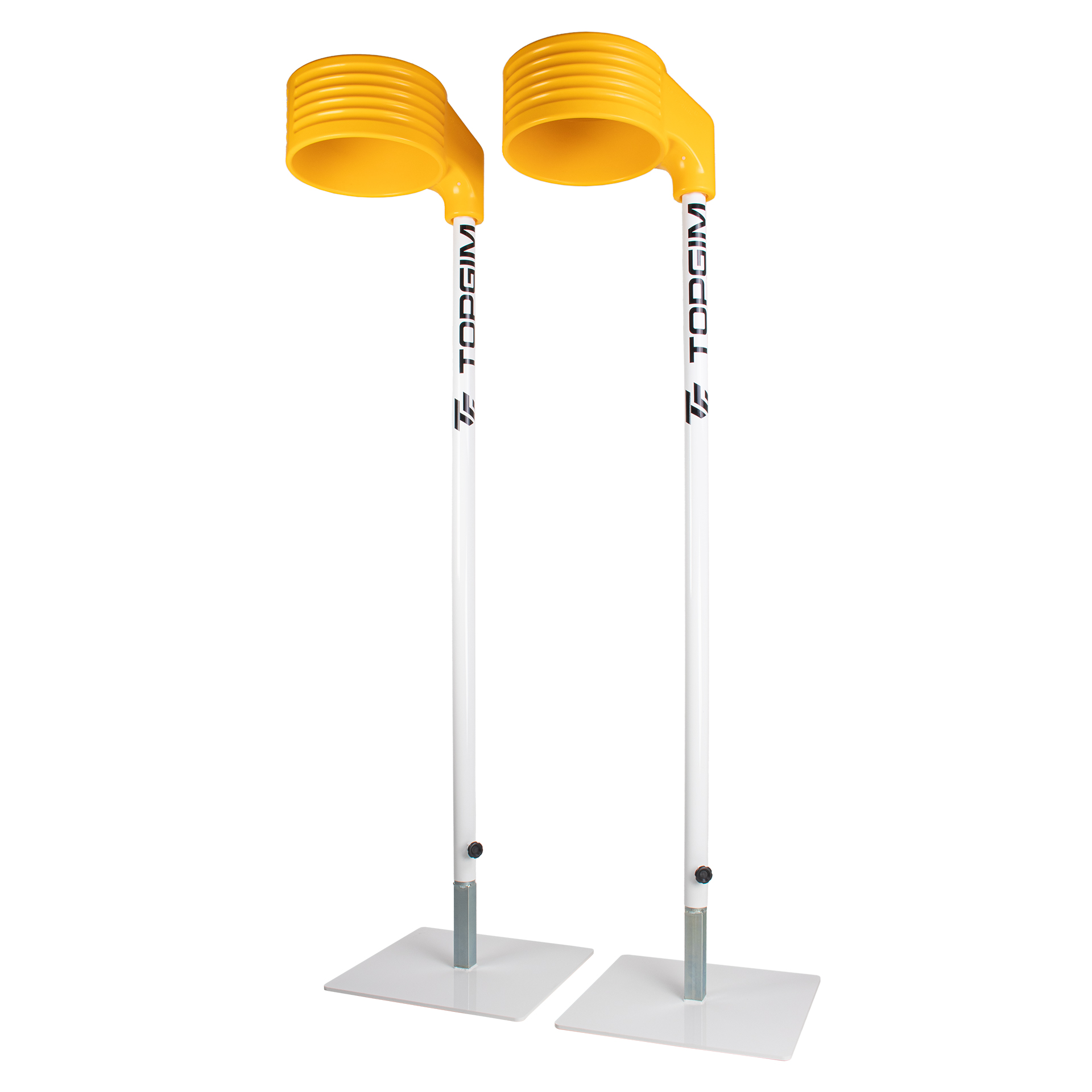 PAR DE POSTES DE KORFEBALL PARA CESTA DE PVC