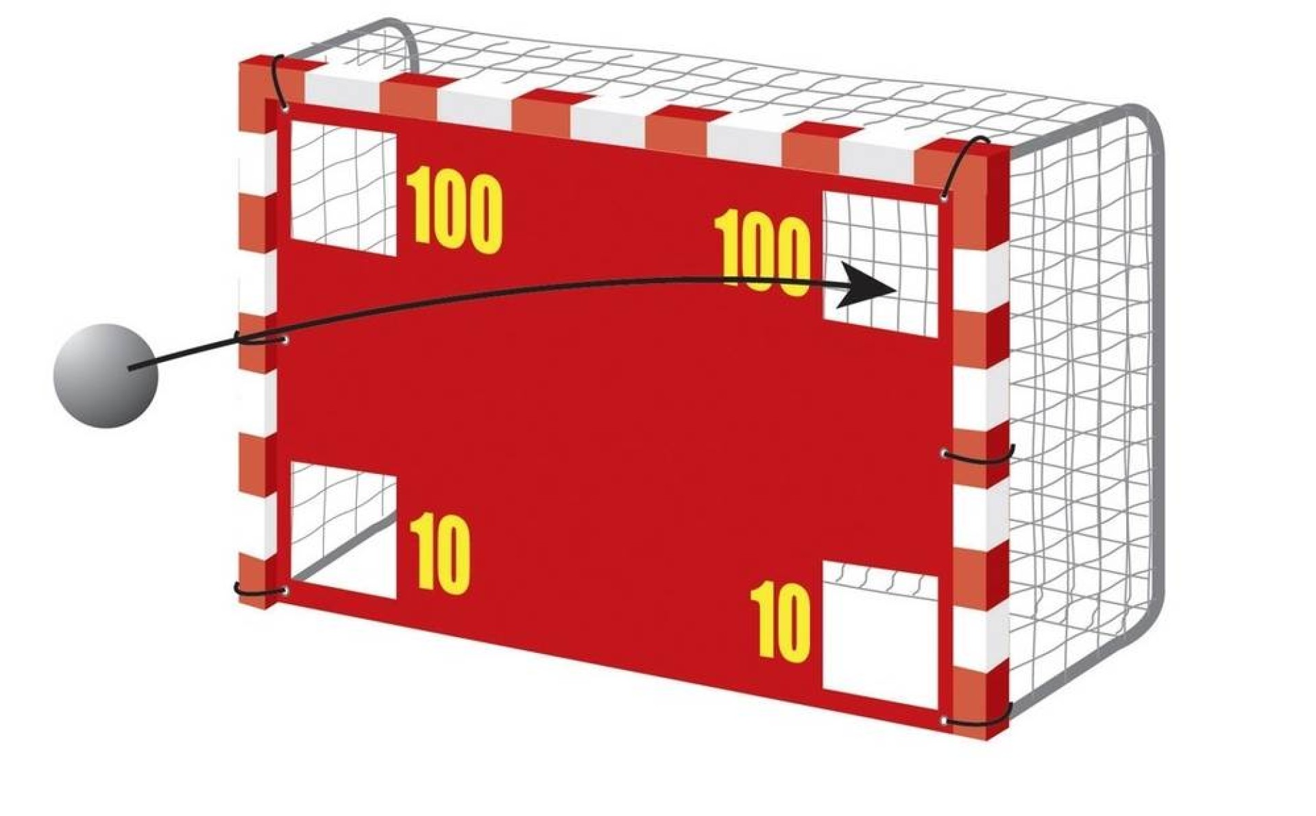 PARED DE ENTRENAMIENTO DE TIRO BALONMANO/FÚTBOL SALA